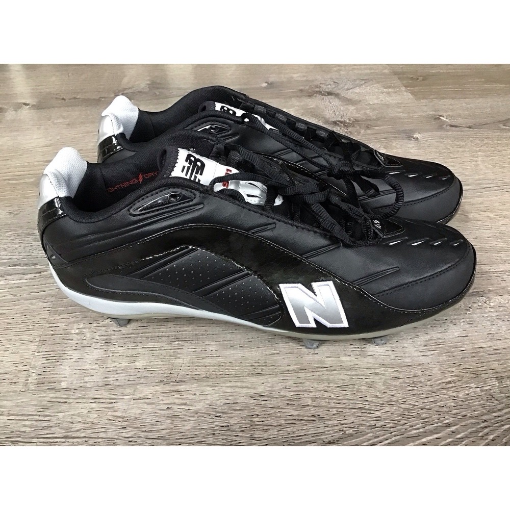 New Balance 991 Mens Size 11 D Football Cleats Black Silver Cleat MF991LK